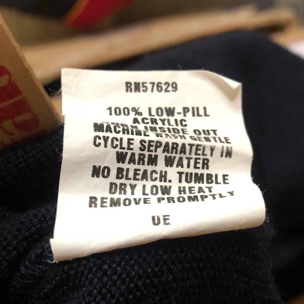 Classic SAI  Unisex Navy Blue Crewneck Sweater - Picture 6 of 8